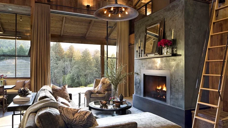 دکوراسیونی گرم و صمیمی به سبک روستیک