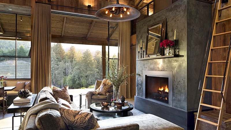 دکوراسیونی گرم و صمیمی به سبک روستیک